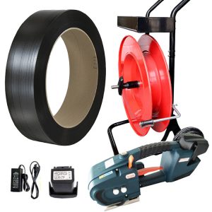 Battery strapping tool TES set PP strap + dispenser + battery + charger