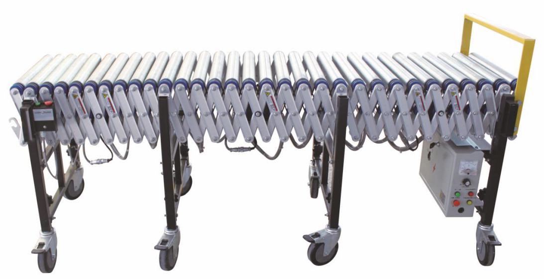 Motor drive Extend Roller Conveyor