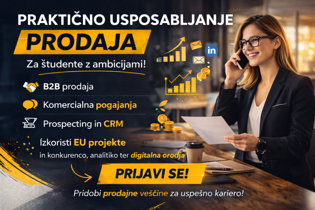 PRAKTIČNO USPOSABLJANJE – PRODAJA