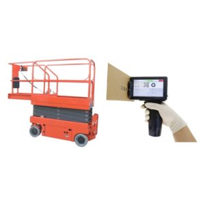 AS-X1012 električna škarjasta ploščad, delovna višina 12 m, 320 kg
